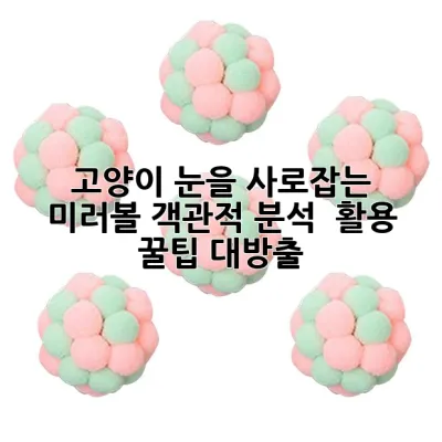 고양이 눈을 사로잡는 미러볼✨: 객관적 분석 & 활용 꿀팁 대방출!